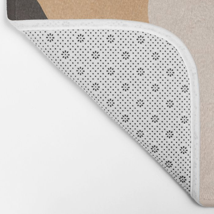 Minimal Abstract Art Sunset Girl 4 Bath Mat Gallery Image 2