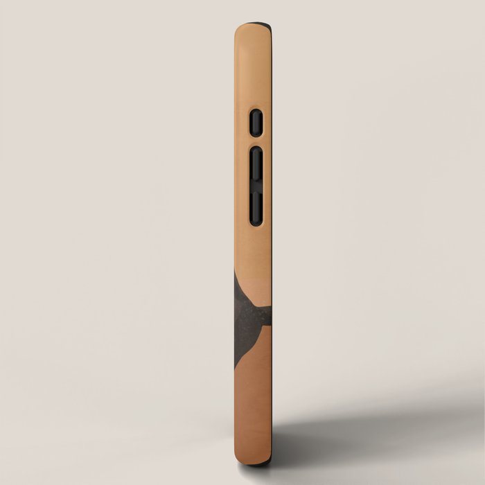 Minimal Abstract Art Sunset Girl 4 iPhone Case Gallery Image 2