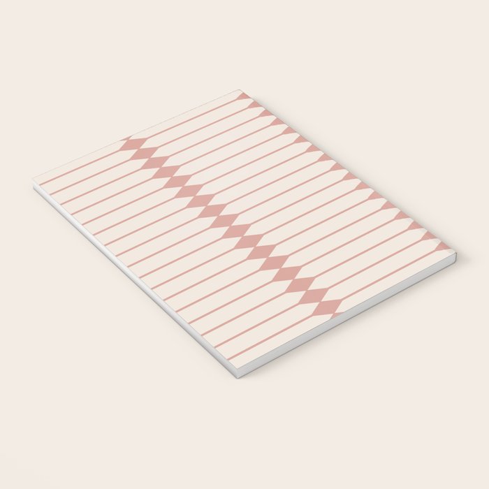 Minimal Geometric Pattern - Rose Notebook Gallery Image 3