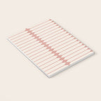 Minimal Geometric Pattern - Rose Notebook Gallery Image 3