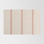 Minimal Geometric Pattern - Rose Rug Gallery Image 2