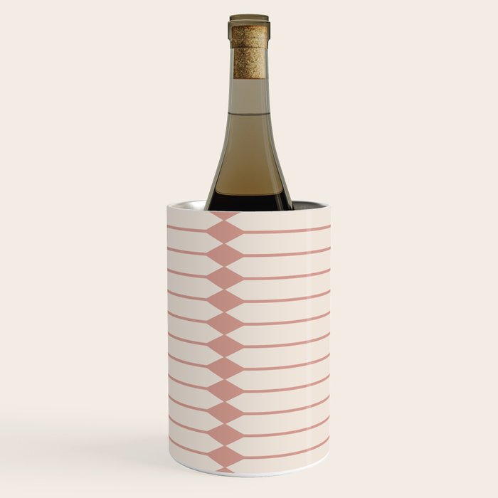 Minimal Geometric Pattern - Rose Wine Chiller Gallery Image 2
