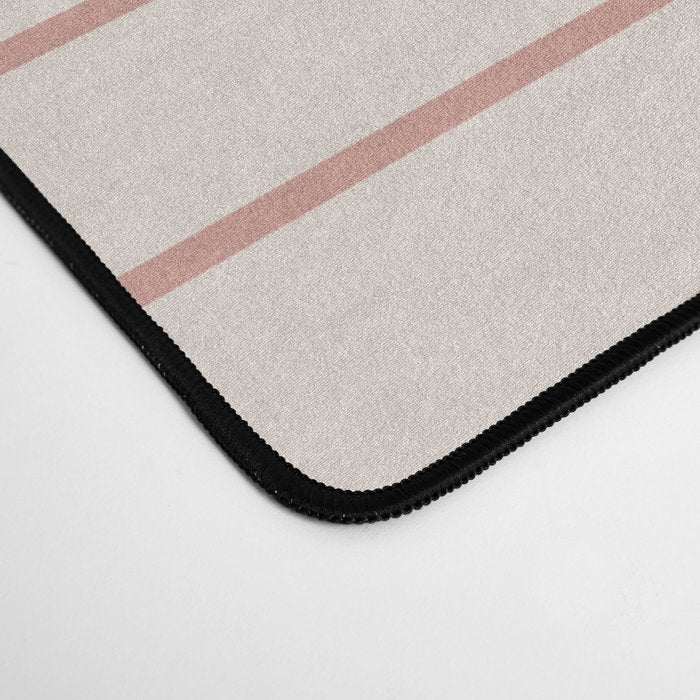 Minimal Geometric Pattern - Rose Desk Mat Gallery Image 4