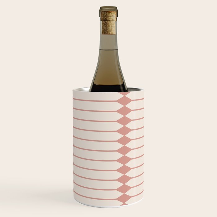 Minimal Geometric Pattern - Rose Wine Chiller Gallery Image 3