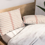 Minimal Geometric Pattern - Rose Pillow Sham Gallery Image 2