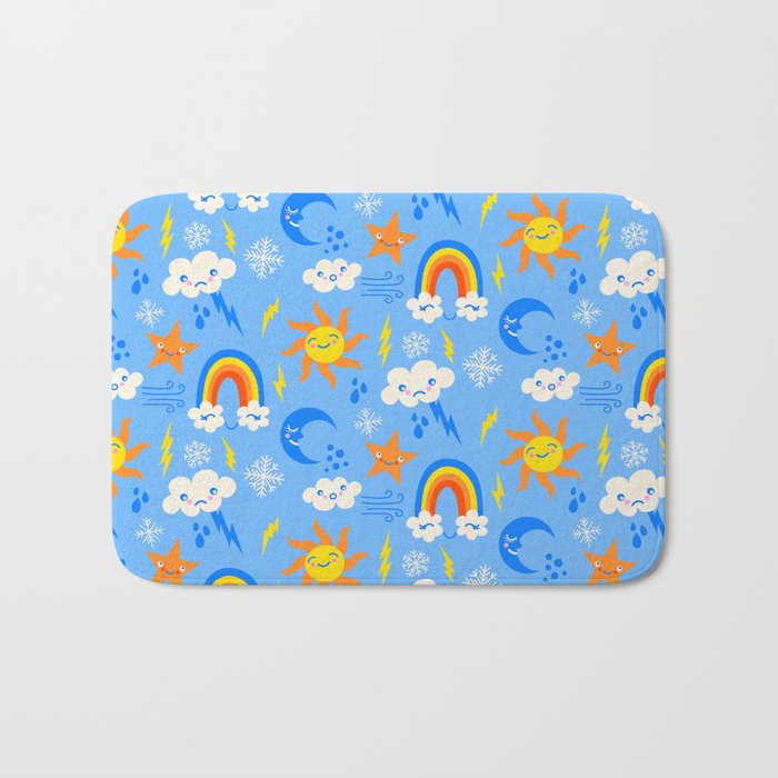 Whimsical Weather Bath Mat Gallery Image 1