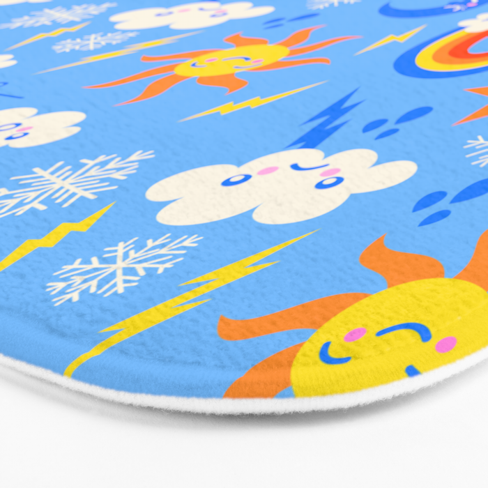 Whimsical Weather Bath Mat Gallery Image 3