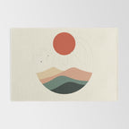 Cat Landscape 137: Holding up the Sun for you Rug Gallery Image 2