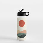 Cat Landscape 137: Holding up the Sun for you Water Bottle Gallery Image 1