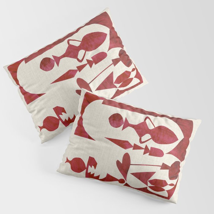 CRIMSON CABINET Pillow Sham Gallery Image 1