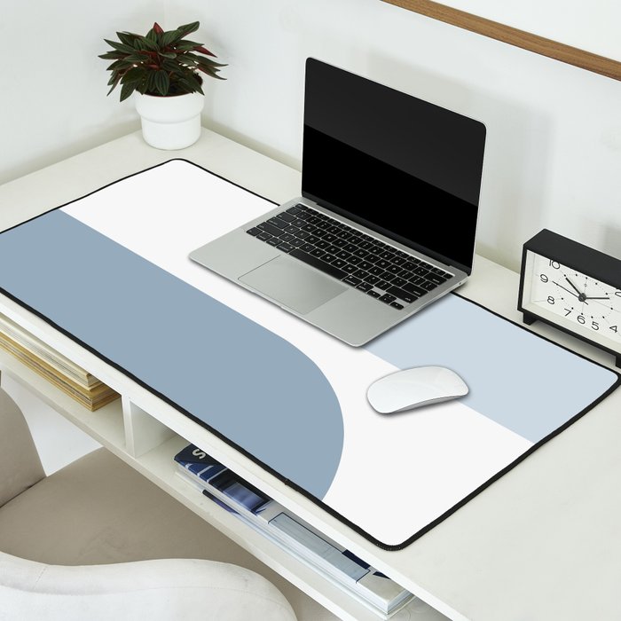 Modern Minimal Arch Abstract XXV Desk Mat Gallery Image 2