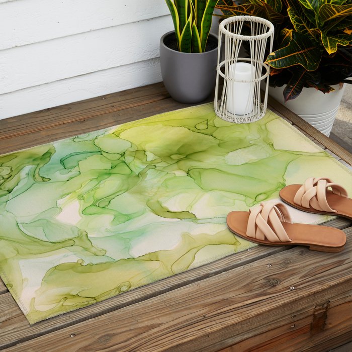 Key Lime Outdoor Rug Gallery Image 2