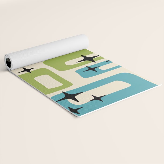 Mid Century Modern Yoga Mat Gallery Image 2