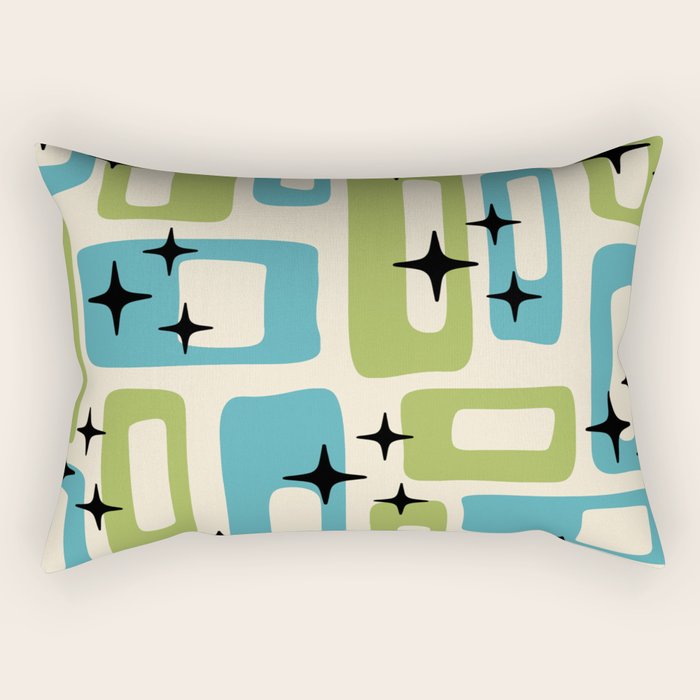 Mid Century Modern Rectangular Pillow Gallery Image 1