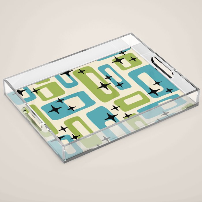 Mid Century Modern Acrylic Tray Gallery Image 1