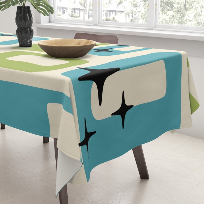 Mid Century Modern Tablecloth Gallery Image 3