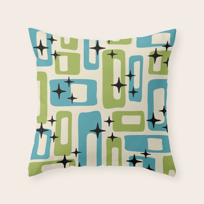 Mid Century Modern Throw Pillow Gallery Image 1