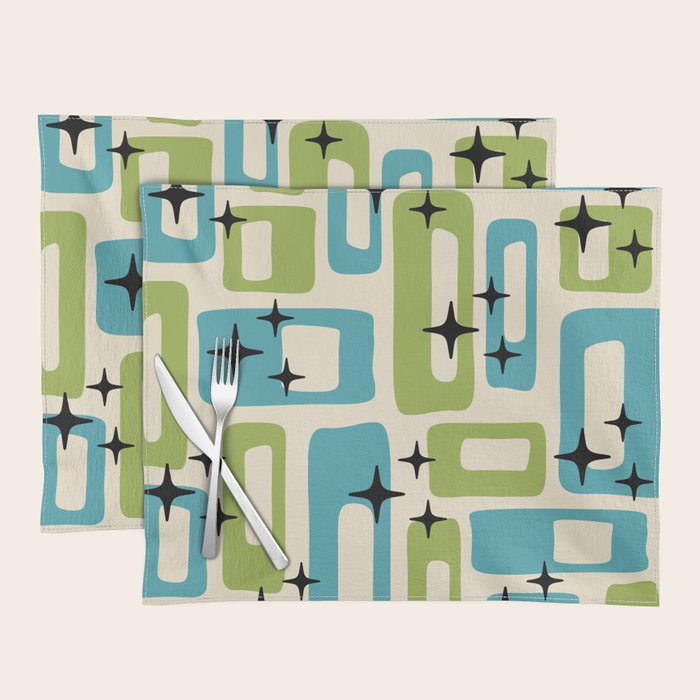 Mid Century Modern Placemat Gallery Image 1
