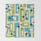 Mid Century Modern Throw Blanket Gallery Image 2