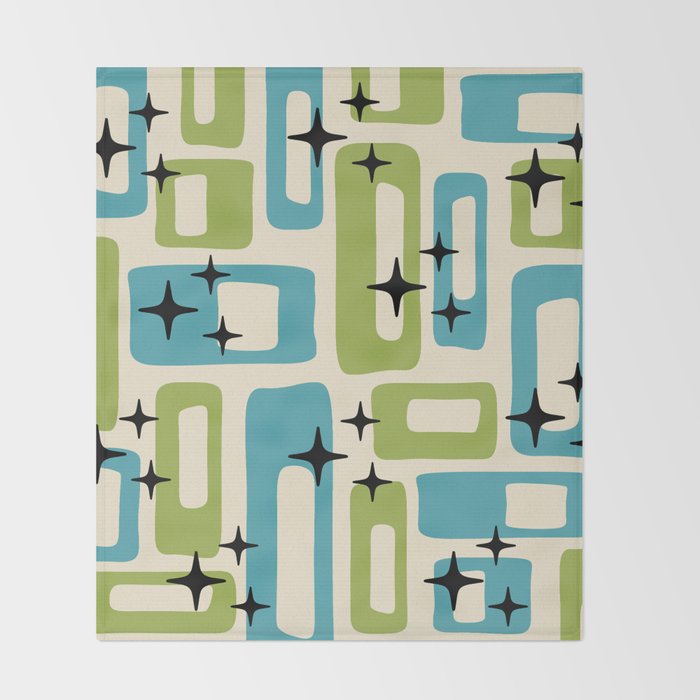 Mid Century Modern Throw Blanket Gallery Image 2