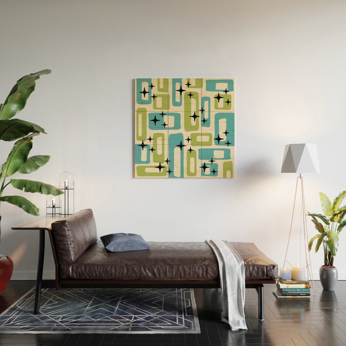 Mid Century Modern Wood Wall Art Gallery Image 2