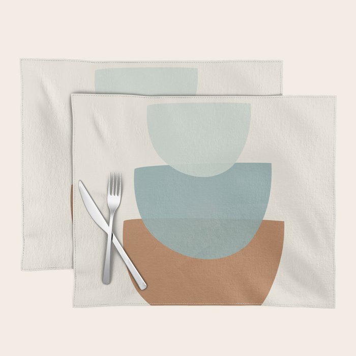 Azzurro Shapes No 56 Placemat Gallery Image 1