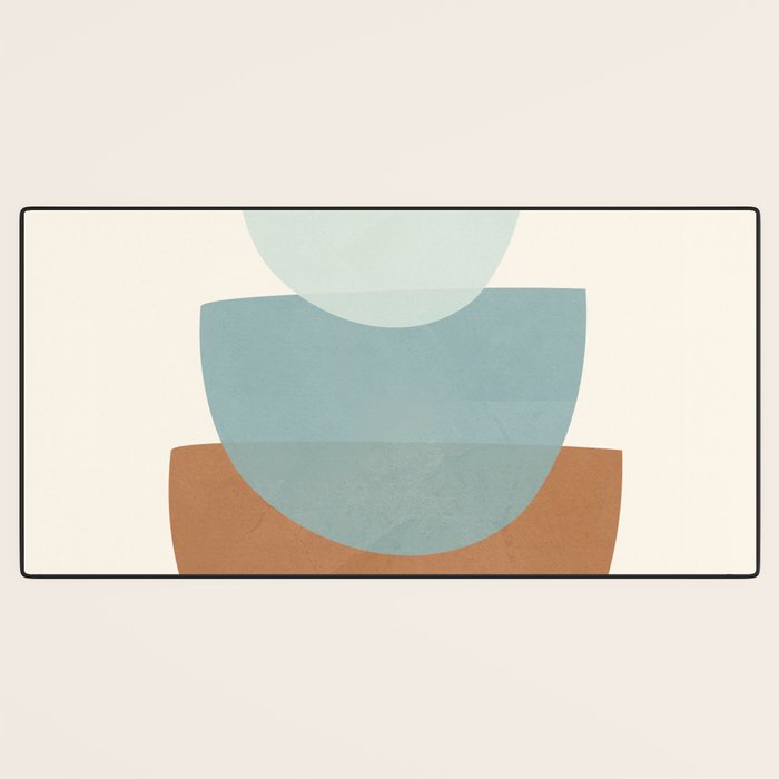 Azzurro Shapes No 56 Desk Mat Gallery Image 3