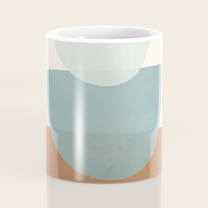 Azzurro Shapes No 56 Coffee Mug Gallery Image 4