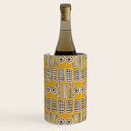 Handcut Geometry - Mustard Wine Chiller Gallery Image 1