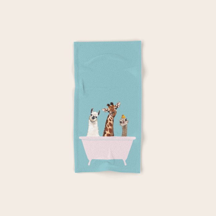 Playful Gangs in Bathtub Blue Towels Gallery Image 1