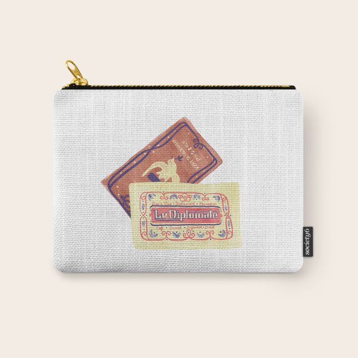 le dip washington dc matchbook print Carry All Pouch Gallery Image 1