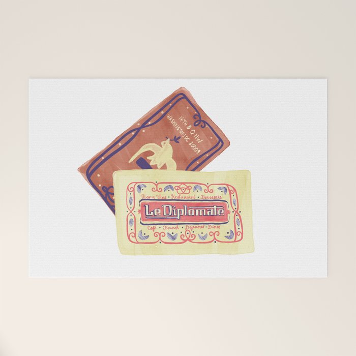 le dip washington dc matchbook print Welcome Mat Gallery Image 1