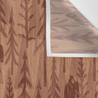 Subtle Sasquatch - Rust Wall Tapestry Gallery Image 3