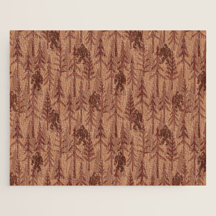 Subtle Sasquatch - Rust Jigsaw Puzzle Gallery Image 1