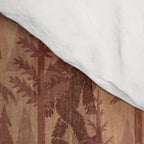 Subtle Sasquatch - Rust Comforter Gallery Image 4