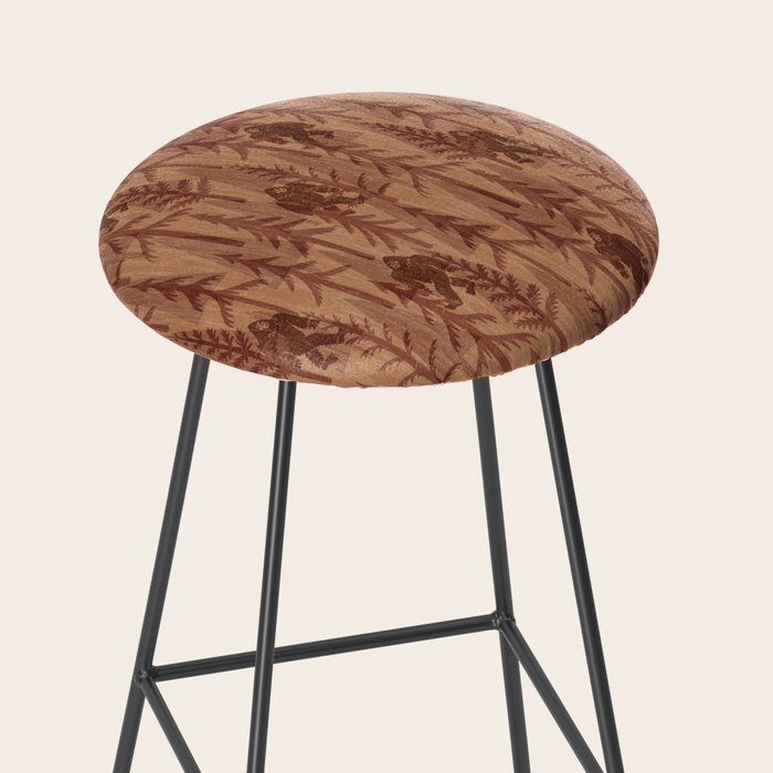 Subtle Sasquatch - Rust Stool Gallery Image 2