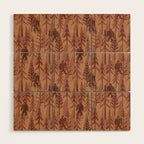 Subtle Sasquatch - Rust Wood Wall Art Gallery Image 1