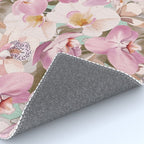 Lush Pink Tropical Flowers I Rug Gallery Image 4