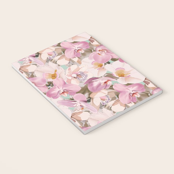 Lush Pink Tropical Flowers I Notebook Gallery Image 3
