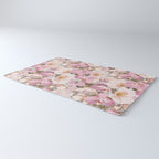 Lush Pink Tropical Flowers I Rug Gallery Image 3