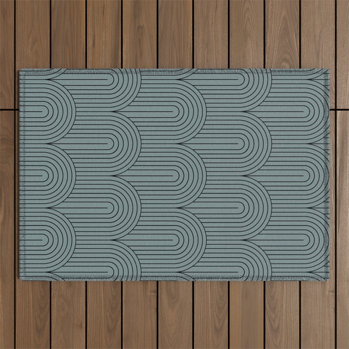 Art Deco Arch Pattern LIII Outdoor Rug Gallery Image 1