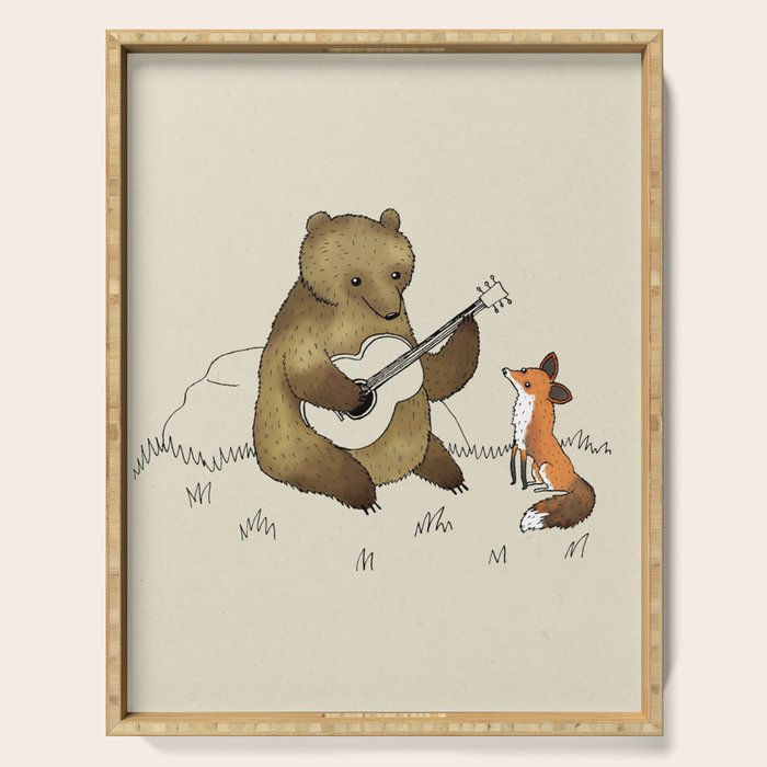 Bear & Fox Serving Tray Gallery Image 1
