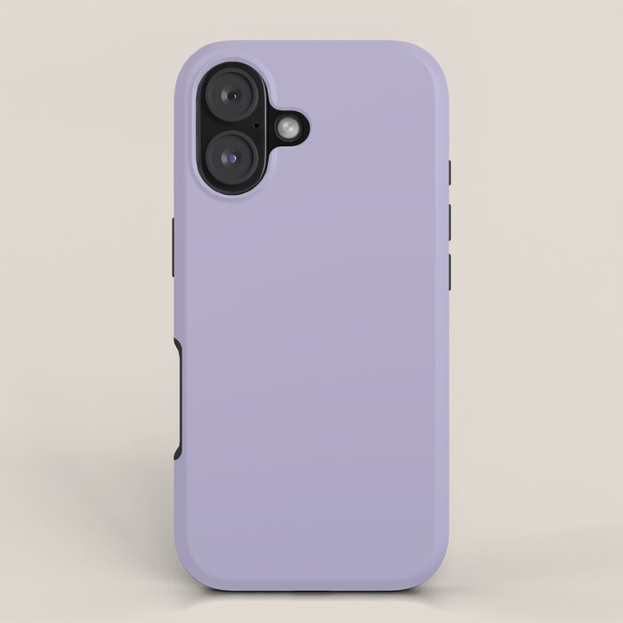 Pastel Lavender Purple Solid Color iPhone Case Gallery Image 1