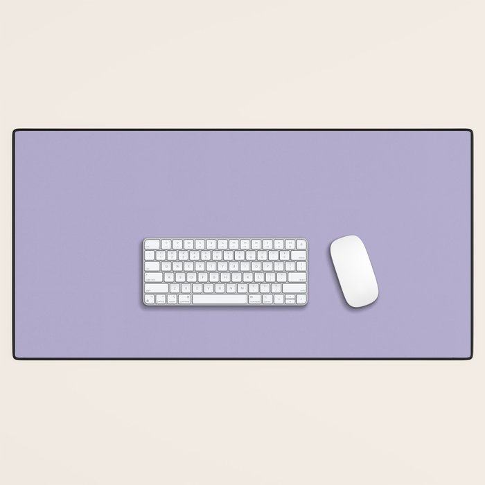 Pastel Lavender Purple Solid Color Desk Mat Gallery Image 1