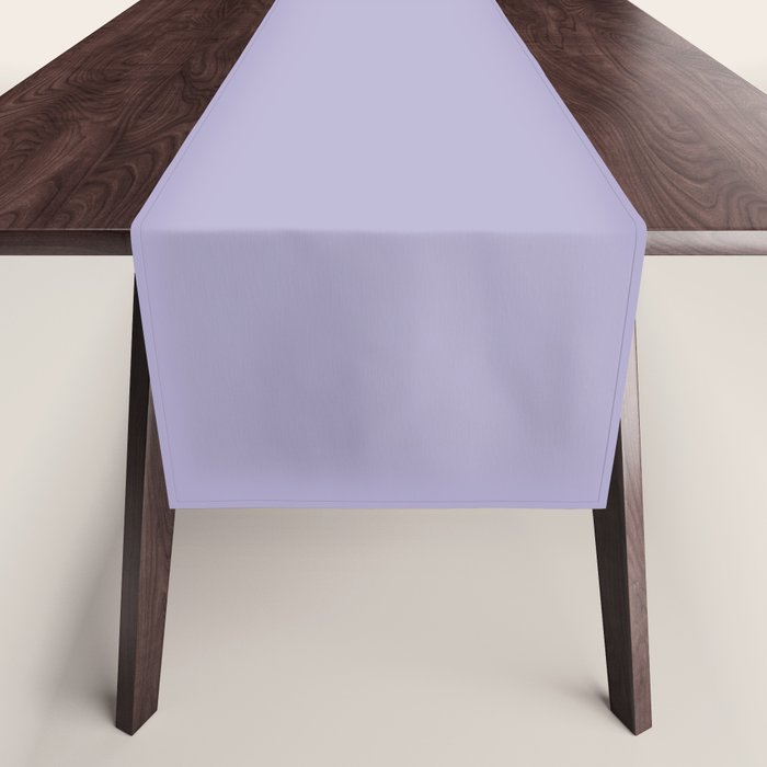 Pastel Lavender Purple Solid Color Table Runner Gallery Image 1