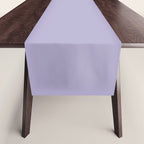 Pastel Lavender Purple Solid Color Table Runner Gallery Image 1