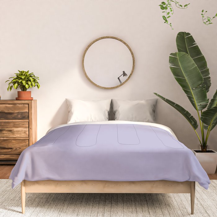 Pastel Lavender Purple Solid Color Comforter Gallery Image 3