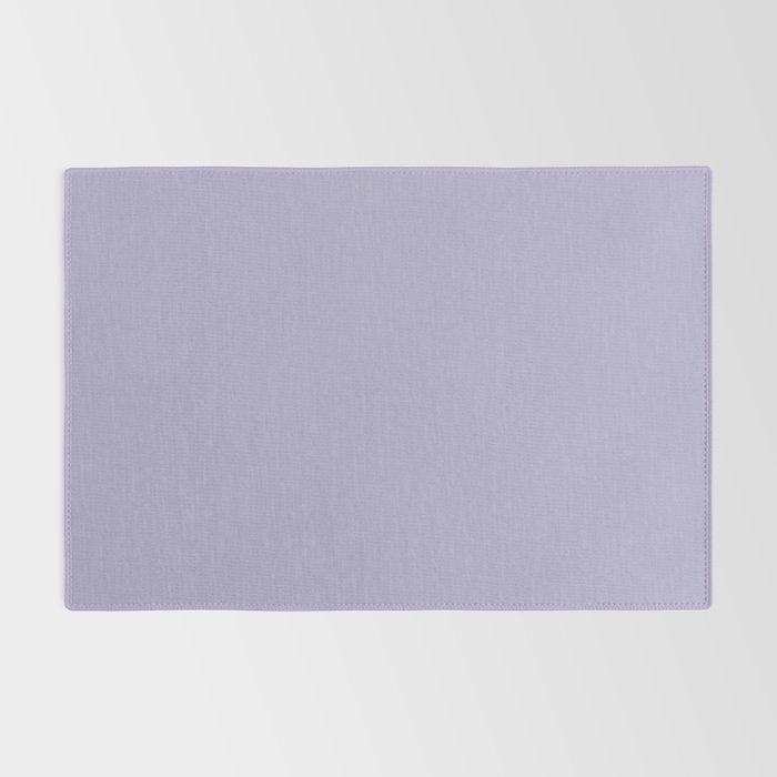 Pastel Lavender Purple Solid Color Rug Gallery Image 2