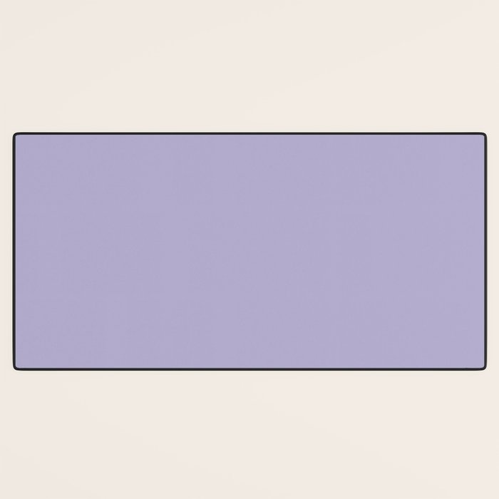 Pastel Lavender Purple Solid Color Desk Mat Gallery Image 3