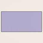 Pastel Lavender Purple Solid Color Desk Mat Gallery Image 3